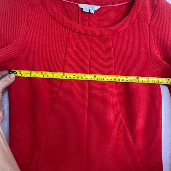 Boden Hannah Jersey Dress UK6R / US 2R Red - Picture 4 of 7